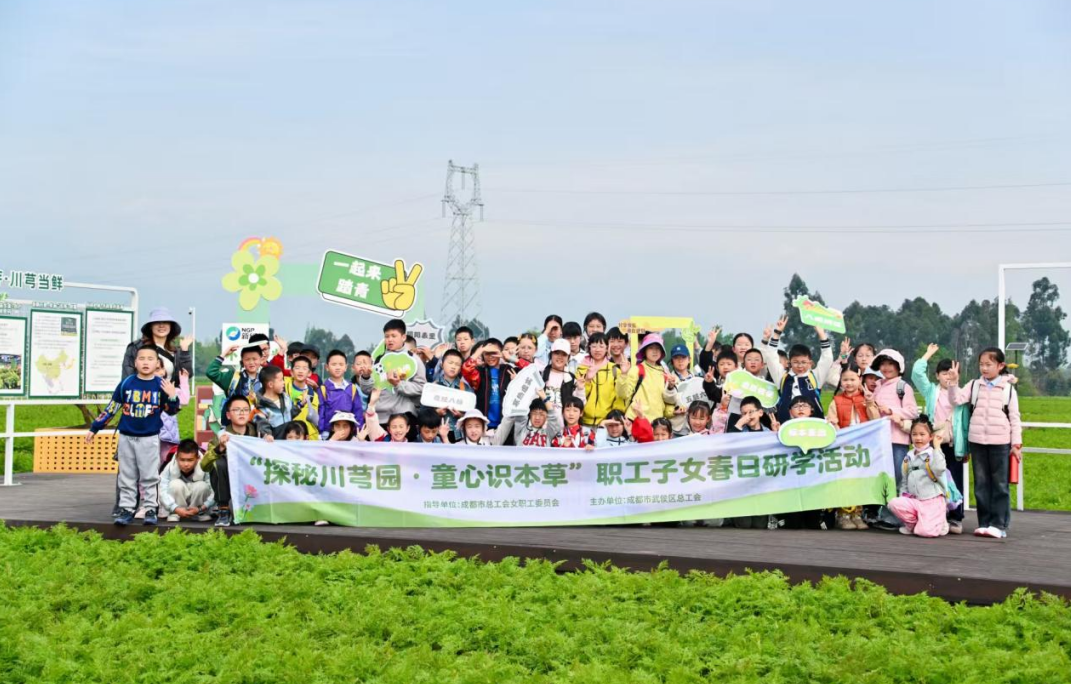 探秘川芎园·童心识本草｜新绿色药业助力春日研学，共赴本草探索之约